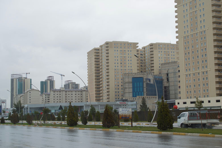 High-rise apartments in Erbil. 